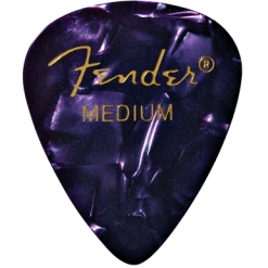 Guitar Picks By The Pack Fender 351 Medium Purp Moto Pick Pack (12 Pack)