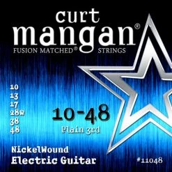 Curt Mangan 10-48 Nickel Wounds 10-48 Electric Guitar Strings