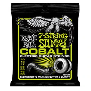 Ernie Ball Cobalt 7-String Regular Electric Guitar Strings 10-56 3 Ernie Ball Cobalt 7-String Regular Electric Guitar Strings 10-56