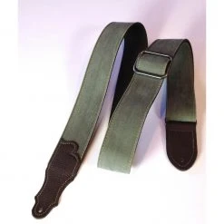 Franklin Straps Straps 2" Wide Franklin Strap, 2" Wide, Distressed Olive, Chocolate Ends