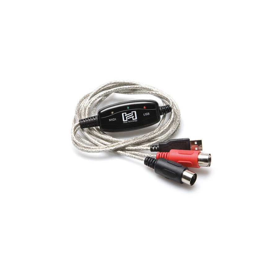 Cables Hosa Midi To USB Interface 3 Cables Hosa Midi To USB Interface