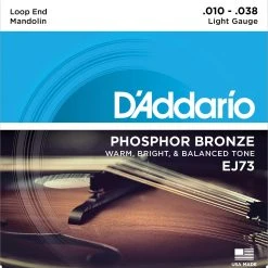 D'Addario Light Mandolin Phosphor Bronze String Set Acoustic Guitar Strings