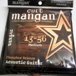 Curt Mangan 13-56 Phosphor Bronze Medium Acoustic Guitar Strings