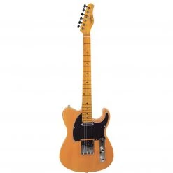 Tagima TW-55 Electric Guitar, Butterscotch Blond. Black Pickguard 7 Tagima TW-55 Electric Guitar, Butterscotch Blond. Black Pickguard