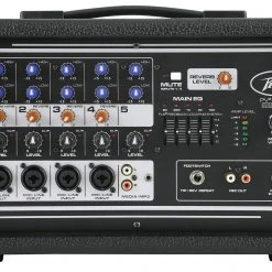 Peavey PV5300 Powered Mixer, 4 Channels (Plus Media Channel), 200 Watts, New Mixers