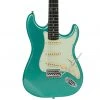 Tagima TG-500 "S" Style Electric Guitar, Metallic Surf Green Electric Guitars