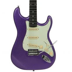 Tagima TG-500 "S" Style Electric Guitar, Metallic Deep Purple