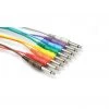 Hosa Patch Bay Cables, 8 X 1.5' Long 2 Hosa Patch Bay Cables, 8 X 1.5' Long