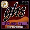 GHS Silk And Steel, Light Acoustic Guitar Strings 10-42 1 GHS Silk And Steel, Light Acoustic Guitar Strings 10-42