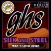 GHS Silk And Steel, Medium Acoustic Strings 11-48 2 GHS Silk And Steel, Medium Acoustic Strings 11-48