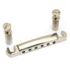 All-Parts Saddles/Bridges/Pins/Nuts Stop Tailpiece, Nickel W/ Studs