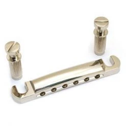 All-Parts Saddles/Bridges/Pins/Nuts Stop Tailpiece, Nickel W/ Studs