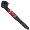 Henry Heller 2" Black Cotton Guitar Strap With Red Feather Straps 2" Wide