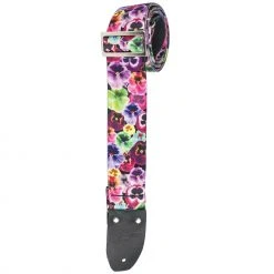 Straps 2" Wide Henry Heller 2" Sublimation Peony Guitar Strap