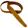 Straps 2.5" Wide Henry Heller 2.5" Honey-Colored Capri Suede Guitar Strap 1 Straps 2.5" Wide Henry Heller 2.5" Honey-Colored Capri Suede Guitar Strap