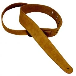 Straps 2.5" Wide Henry Heller 2.5" Honey-Colored Capri Suede Guitar Strap