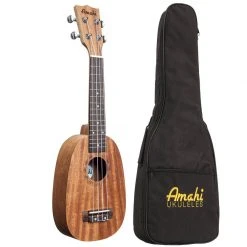 Amahi Ukulele Ukuleles Amahi Pineapple Mahogany Uke