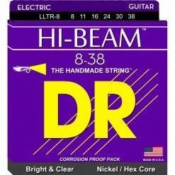 DR Strings Electric Guitar Strings DR Hi-Beam Electric Strings8-38