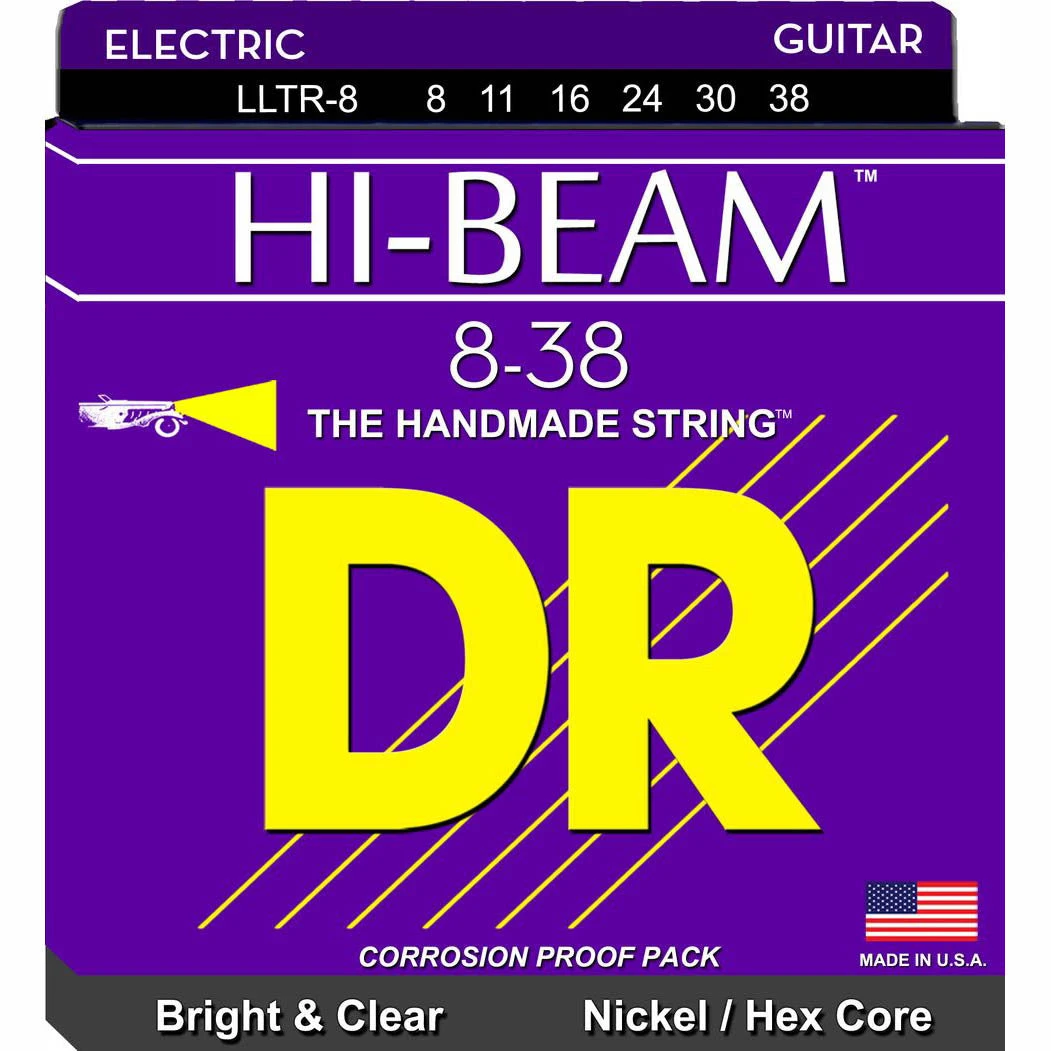 DR Strings Electric Guitar Strings DR Hi-Beam Electric Strings8-38 3 DR Strings Electric Guitar Strings DR Hi-Beam Electric Strings8-38