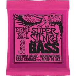 Ernie Ball Super Slinky Electric Bass Strings 45-100