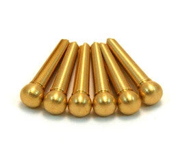 All-Parts Bridge Pins, (6) Brass Saddles/Bridges/Pins/Nuts 3 All-Parts Bridge Pins, (6) Brass Saddles/Bridges/Pins/Nuts