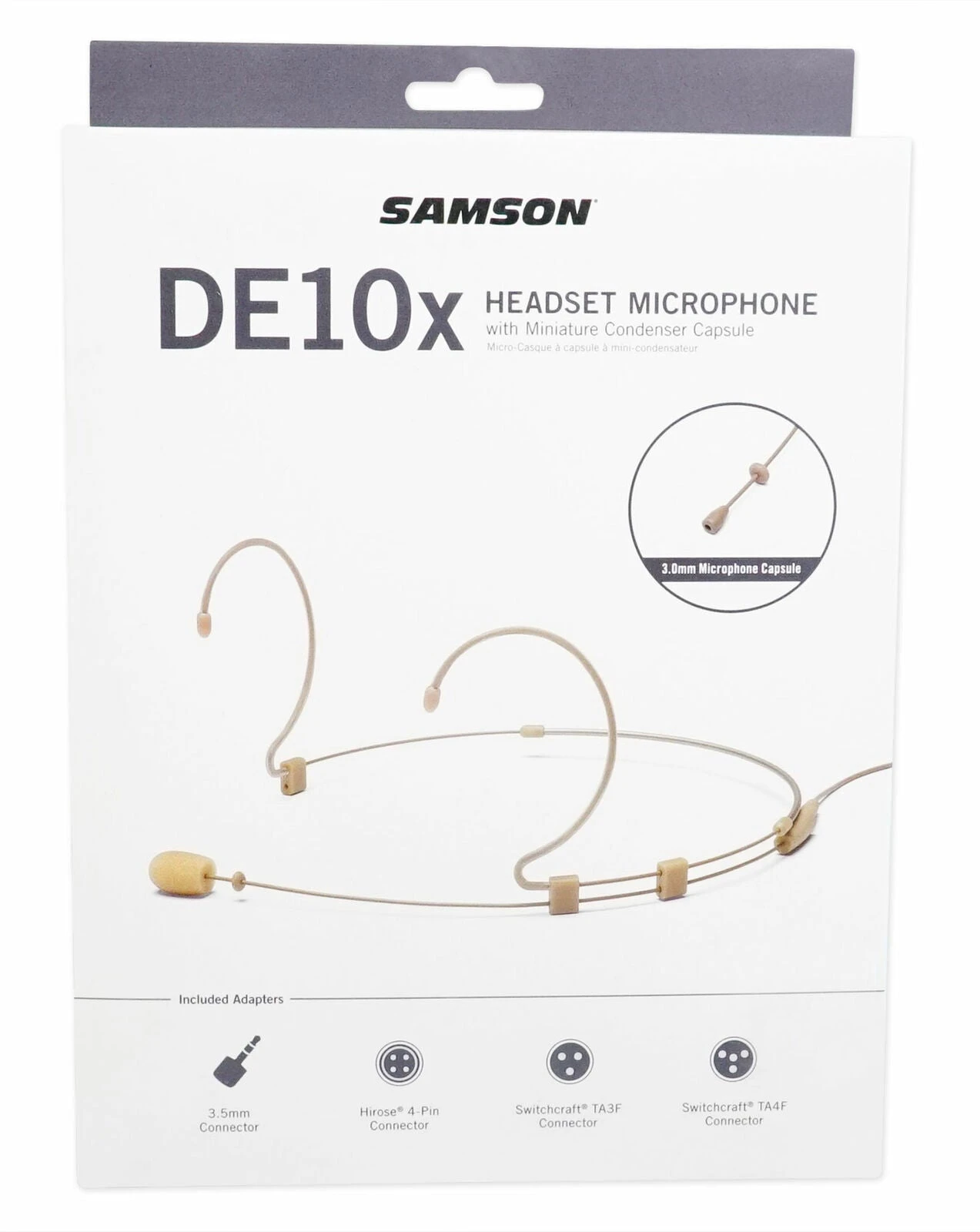 Microphones Samson Dual Earloop Headset Microphone DE10x 7 Microphones Samson Dual Earloop Headset Microphone DE10x