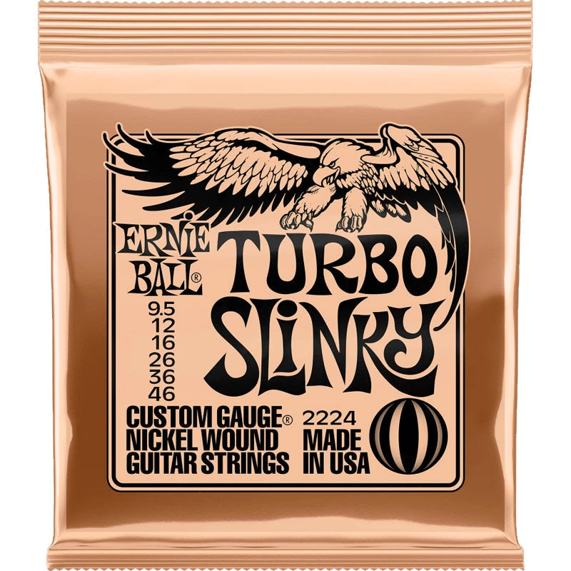 Electric Guitar Strings Ernie Ball Turbo Slinky 9.5-46 Electric Guitar String Set 3 Electric Guitar Strings Ernie Ball Turbo Slinky 9.5-46 Electric Guitar String Set