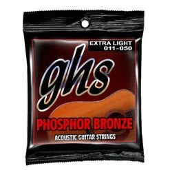 Acoustic Guitar Strings GHS Phosphorus Bronze XL Acoustic Strings 11-50