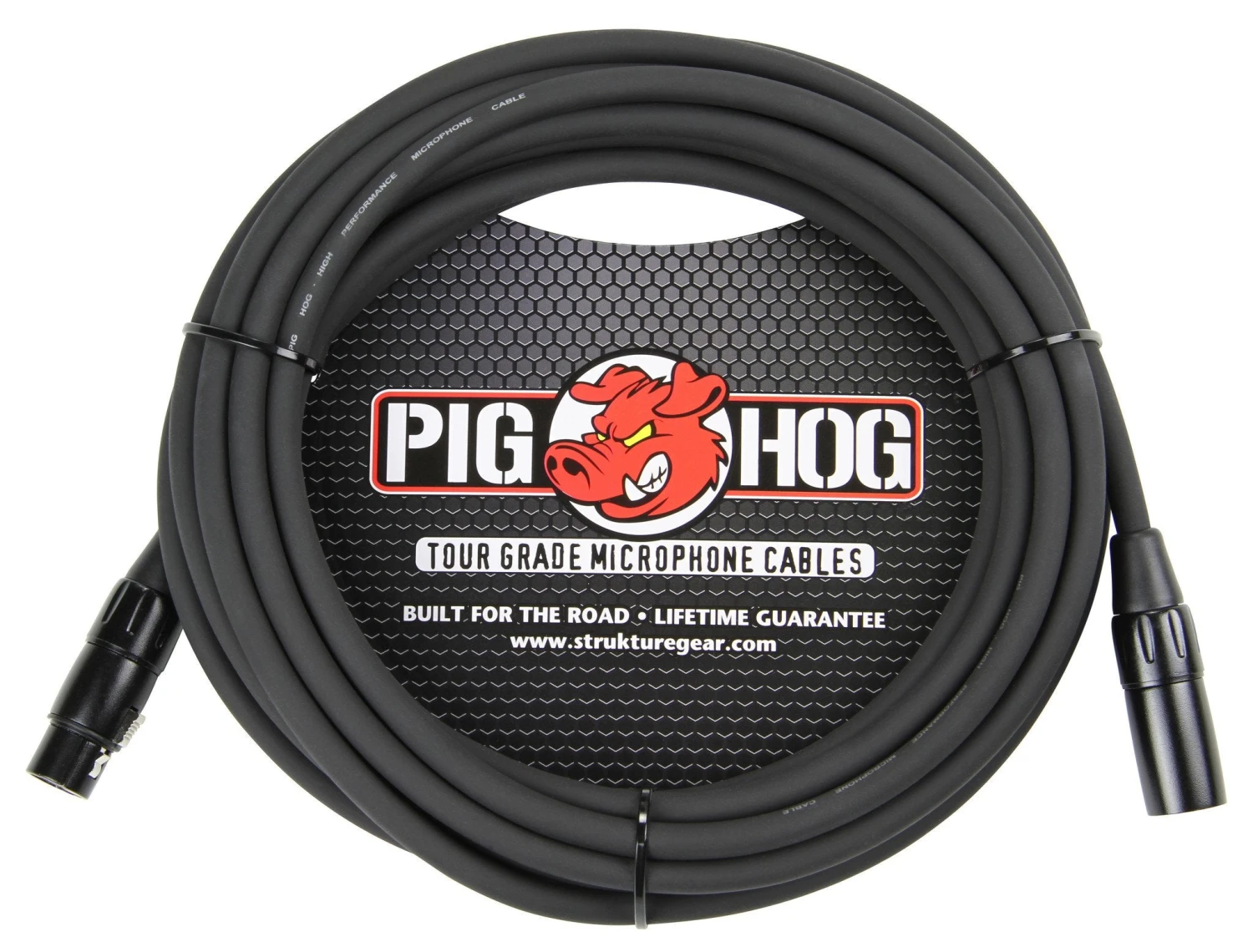 Ace Pig Hog 20' Black Microphone Cable, XLR Ends, Lifetime Warranty 3 Ace Pig Hog 20' Black Microphone Cable, XLR Ends, Lifetime Warranty
