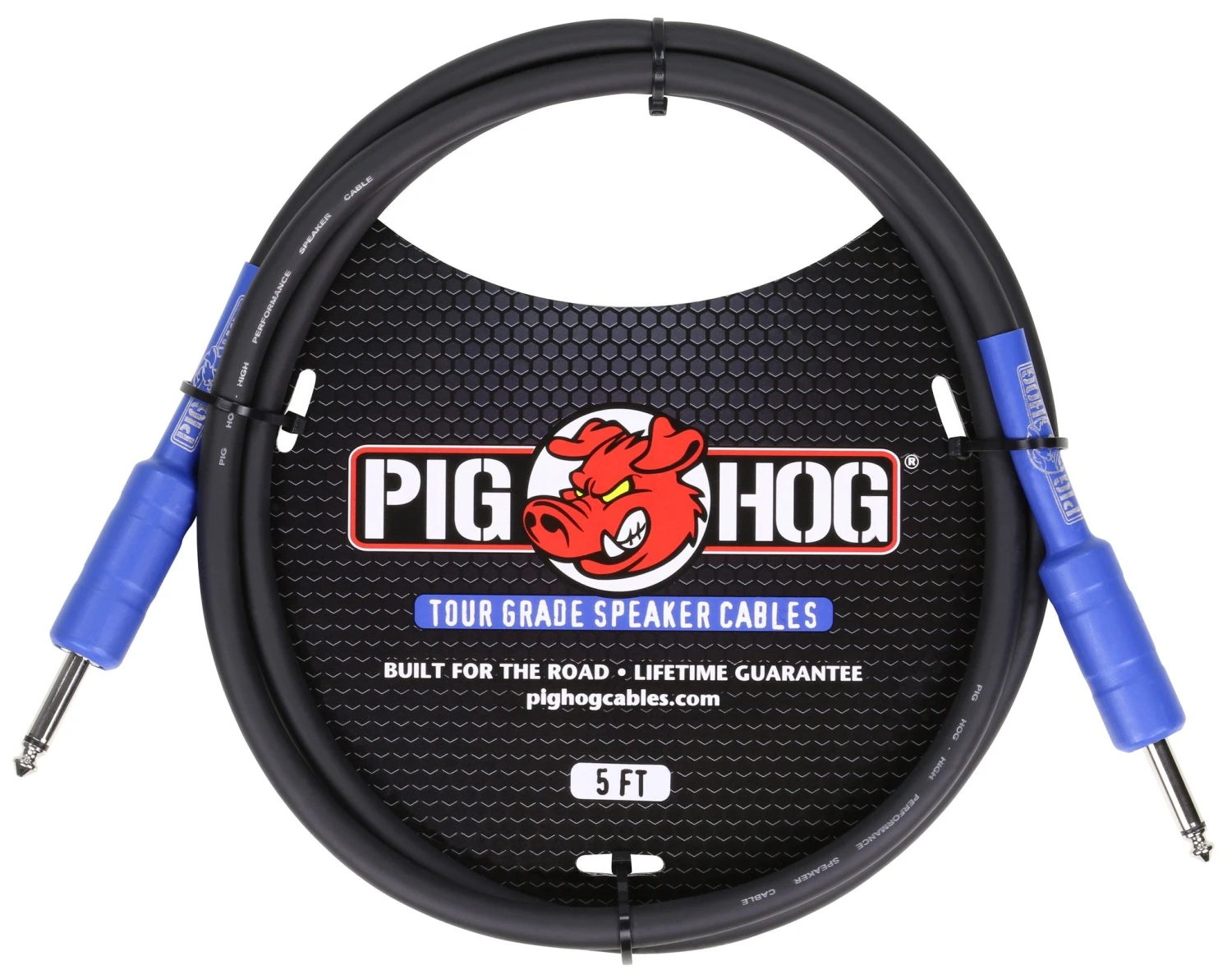 Ace Pig Hog 5' 14 Gauge Speaker Cable, 1/4" Ends, Lifetime Warranty 3 Ace Pig Hog 5' 14 Gauge Speaker Cable, 1/4" Ends, Lifetime Warranty