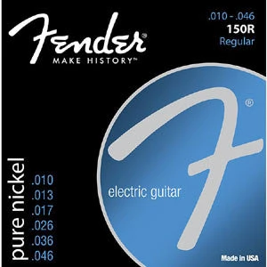Fender Pure Nickel Regular Electric Guitar Strings 10-46 3 Fender Pure Nickel Regular Electric Guitar Strings 10-46