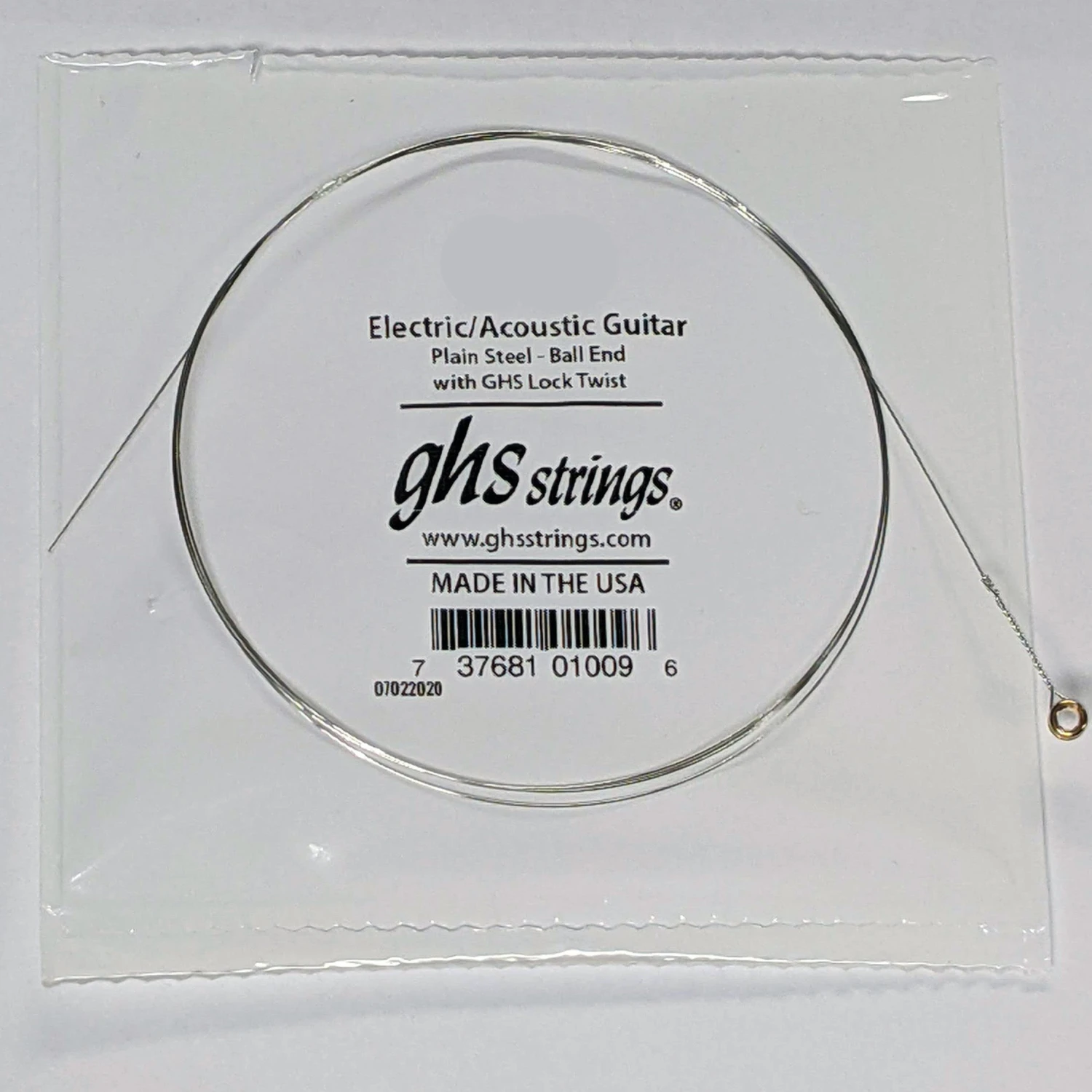 GHS Plain Steel Single String .011 Acoustic / Electric Plain Singles 3 GHS Plain Steel Single String .011 Acoustic / Electric Plain Singles