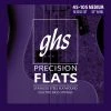 GHS Bass 45-105 Flatwound, Long+, 4 Strings Bass Strings